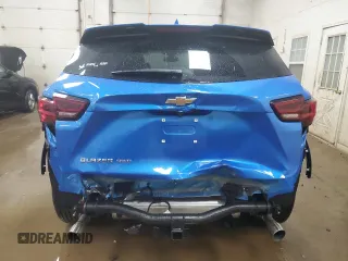 2025 Chevrolet Blazer LT with VIN 3GNKBHR45SS107121, listed as a Copart auction lot 53130305 with 1,401 mi miles and Salvage title. Bid and sale history available at DreamBid. Image 6.