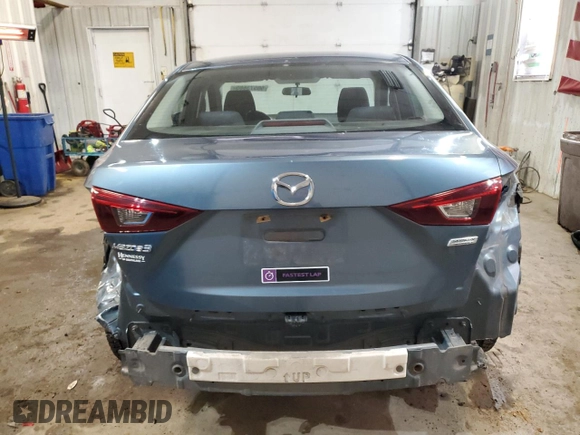 2015 Mazda 3 i SV with VIN JM1BM1T7XF1273445, listed as a Copart auction lot 50573685 with 81,701 mi miles and Salvage Title. Bid and sale history available at carsss.com. Image 6.