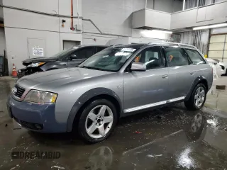 2002 Audi allroad A6 V8 with VIN WA1YD64B12N118967, listed as a Copart auction lot 45758475 with 124,381 mi miles and Salvage Title. Bid and sale history available at DreamBid. Image 1.