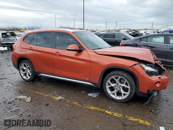 2013 BMW X1 xDrive28i with VIN WBAVL1C59DVR85902, listed as a Copart auction lot 47972795 with 85,364 mi miles and Salvage Title. Bid and sale history available at carsss.com. Image 4.