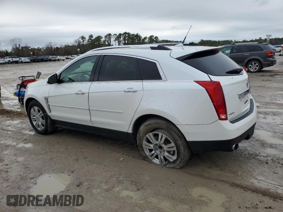 2012 Cadillac SRX Luxury Collection with VIN 3GYFNAE38CS562532, listed as a Copart auction lot 43392205 with 126,284 mi miles and Salvage Title. Bid and sale history available at carsss.com. Image 2.