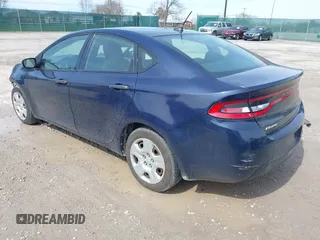 2013 Dodge Dart SE with VIN 1C3CDFAA0DD175394, listed as a IAAI auction lot 41841865 with 151,236 mi miles and . Bid and sale history available at carsss.com. Image 3.