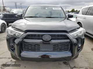 2021 Toyota 4Runner SR5 with VIN JTEEU5JR7M5247640, listed as a Copart auction lot 44445845 with 81,958 mi miles and Salvage Title. Bid and sale history available at carsss.com. Image 5.