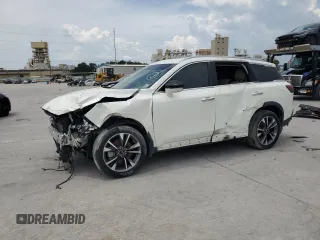 2023 Infiniti QX60 Luxe with VIN 5N1DL1FR4PC353091, listed as a Copart auction lot 64525105 with Not provided miles and Salvage title. Bid and sale history available at DreamBid. Image 1.