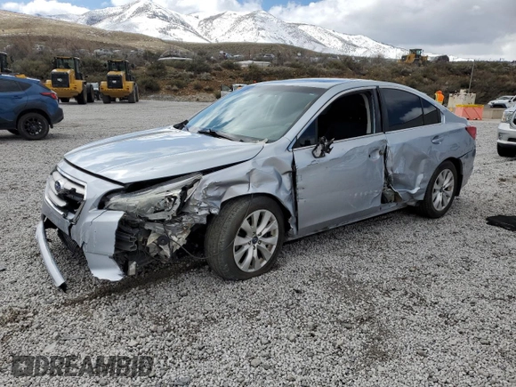 2017 Subaru Legacy Premium with VIN 4S3BNAD61H3008147, listed as a Copart auction lot 50830845 with 50,593 mi miles and Salvage title. Bid and sale history available at DreamBid. Image 1.