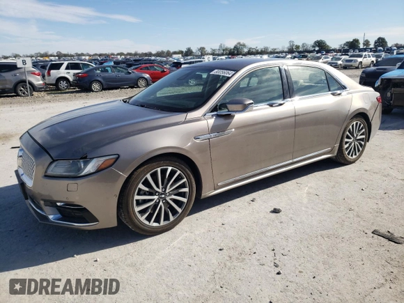 2018 Lincoln Continental Select with VIN 1LN6L9SK2J5615010, listed as a Copart auction lot 80056064 with 98,567 mi miles and Salvage Title. Bid and sale history available at carsss.com. Image 1.