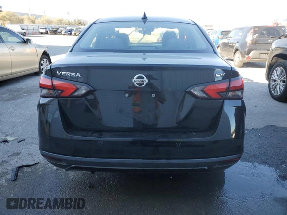 2021 Nissan Versa SV with VIN 3N1CN8EVXML831244, listed as a Copart auction lot 46722685 with 75,837 mi miles and Salvage Title. Bid and sale history available at carsss.com. Image 6.