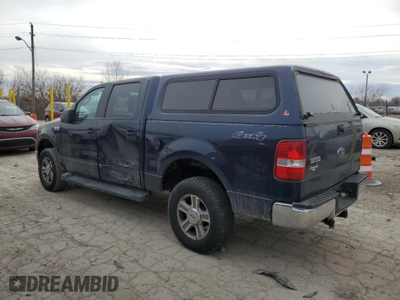 2005 Ford F-150 XLT with VIN 1FTPW14575FB50779, listed as a Copart auction lot 47545025 with 158,779 mi miles and Clean Title. Bid and sale history available at carsss.com. Image 2.