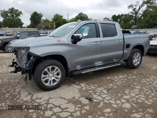 2024 Chevrolet Silverado 1500 LTZ with VIN 1GCUDGED5RZ304993, listed as a Copart auction lot 69874124 with 6,057 mi miles and Salvage Title. Bid and sale history available at DreamBid. Image 1.