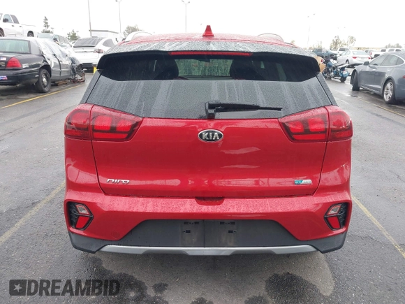 2021 Kia Niro LX with VIN KNDCB3LC6M5471707, listed as a IAAI auction lot 41755903 with 27,196 mi miles. Bid and sale history available at carsss.com. Image 16.