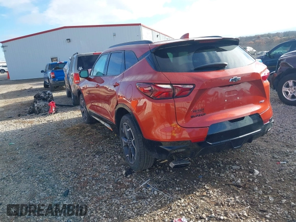 2021 Chevrolet Blazer RS с VIN 3GNKBERS5MS534539, выставлен на аукционе IAAI как лот 41006389 с пробегом 65 838 миль миль и . История ставок и продаж доступна на DreamBid. Изображение 3.