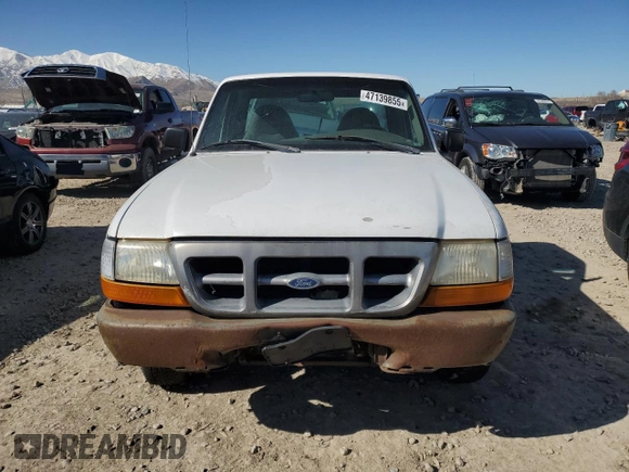 1999 Ford Ranger XL with VIN 1FTYR10C0XUA50781, listed as a Copart auction lot 47139855 with 226,825 mi miles and Clean Title. Bid and sale history available at DreamBid. Image 5.