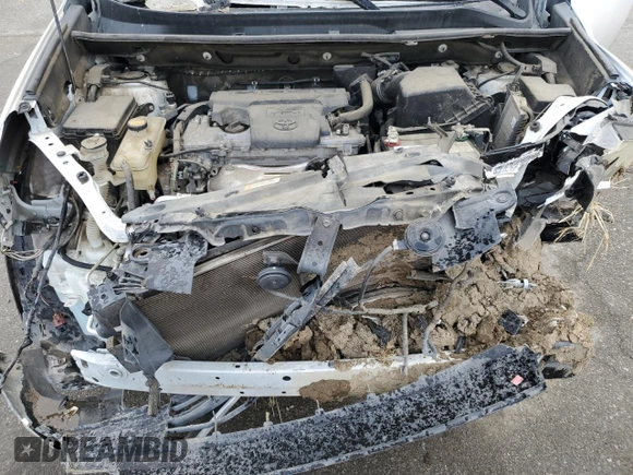 2018 Toyota RAV4 XLE with VIN 2T3WFREV1JW471752, listed as a Copart auction lot 46952565 with 87,705 mi miles and Salvage Title. Bid and sale history available at DreamBid. Image 12.
