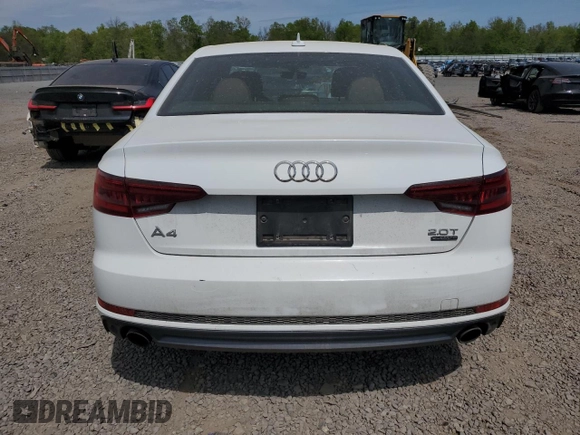 2018 Audi A4 Premium с VIN WAUDNAF41JA096443, выставлен на аукционе Copart как лот 55079265 с пробегом 125 294 миль миль и Списание • Salvage title. История ставок и продаж доступна на DreamBid. Изображение 6.