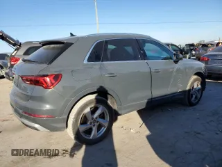 2019 Audi Q3 Premium Plus with VIN WA1BECF31K1082079, listed as a Copart auction lot 80777073 with 51,655 mi miles and Salvage Title. Bid and sale history available at carsss.com. Image 3.
