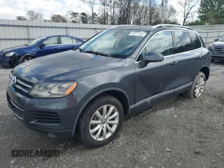 2012 Volkswagen Touareg Sport with VIN WVGEK9BP7CD006059, listed as a Copart auction lot 49411245 with 202,323 mi miles and Clean Title. Bid and sale history available at DreamBid. Image 1.