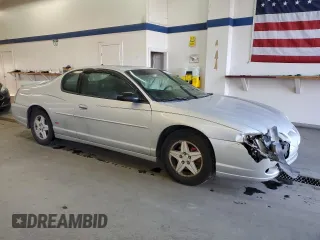 2004 Chevrolet Monte Carlo SS with VIN 2G1WX15K949198779, listed as a Copart auction lot 41872845 with 208,424 mi miles and Salvage Title. Bid and sale history available at carsss.com. Image 4.
