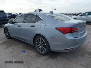 2015 Acura TLX V6 with VIN 19UUB2F32FA021137, listed as a IAAI auction lot 42733315 with 113,486 mi miles and . Bid and sale history available at DreamBid. Image 3.