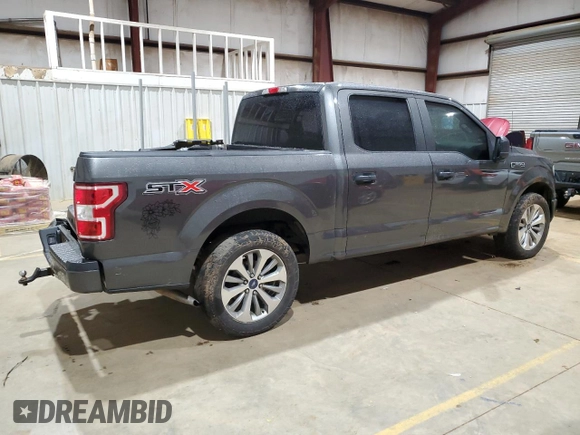 2018 Ford F-150 XL with VIN 1FTEW1CP8JKD02662, listed as a Copart auction lot 45852855 with 212,876 mi miles and Salvage Title. Bid and sale history available at DreamBid. Image 3.