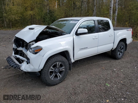2017 Toyota Tacoma SR5 with VIN 5TFCZ5AN0HX049504, listed as a Copart auction lot 76033064 with 148,330 mi miles and Salvage Title. Bid and sale history available at carsss.com. Image 1.