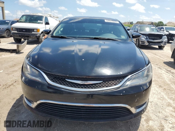 2015 Chrysler 200 C with VIN 1C3CCCCB3FN550733, listed as a Copart auction lot 54972845 with 86,902 mi miles and Clean Title. Bid and sale history available at DreamBid. Image 5.