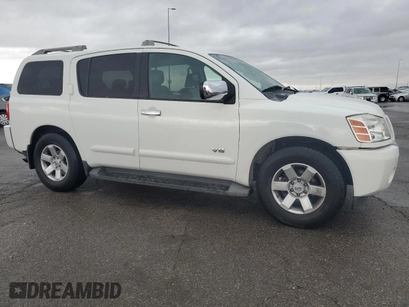 2006 Nissan Armada LE с VIN 5N1AA08A56N717127, выставлен на аукционе Copart как лот 44854175 с пробегом 130 852 миль миль и Списание • Salvage title. История ставок и продаж доступна на DreamBid. Изображение 4.
