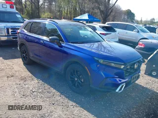 2023 Honda CR-V Sport Touring with VIN 5J6RS6H96PL001826, listed as a IAAI auction lot 42098381 with 13,813 mi miles and . Bid and sale history available at DreamBid. Image 1.