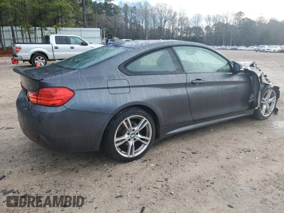 2015 BMW 4 Series 428i xDrive with VIN WBA3N5C59FK198817, listed as a Copart auction lot 50234525 with 134,233 mi miles and Salvage title. Bid and sale history available at DreamBid. Image 3.