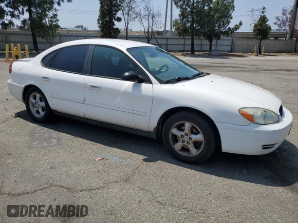 2006 Ford Taurus SE with VIN 1FAFP53U96A104173, listed as a Copart auction lot 59624865 with 145,005 mi miles and Salvage title. Bid and sale history available at DreamBid. Image 4.