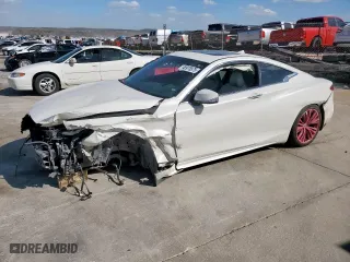 2017 Infiniti Q60 3.0t Premium with VIN JN1EV7EK5HM364528, listed as a Copart auction lot 48975575 with 0 mi miles and Salvage Title. Bid and sale history available at carsss.com. Image 1.