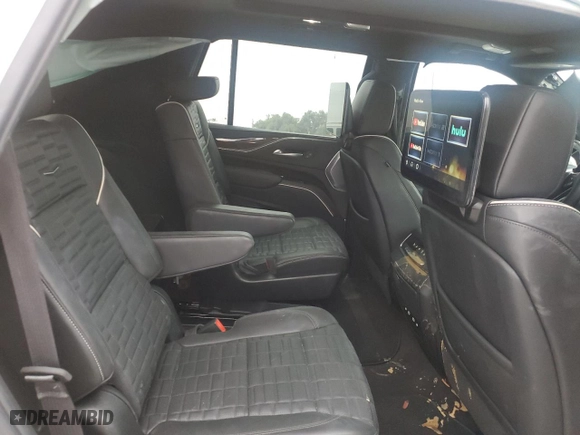2023 Cadillac Escalade Sport Platinum with VIN 1GYS3GKLXPR495615, listed as a Copart auction lot 87483964 with 14,214 mi miles and Salvage Title. Bid and sale history available at carsss.com. Image 10.