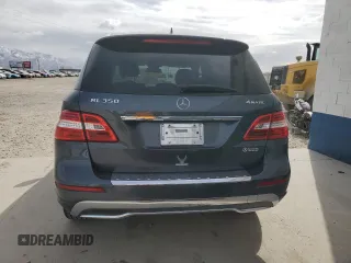 2013 Mercedes-Benz M ML 350 with VIN 4JGDA5HB0DA265675, listed as a Copart auction lot 45661555 with 108,947 mi miles and Salvage Title. Bid and sale history available at carsss.com. Image 6.