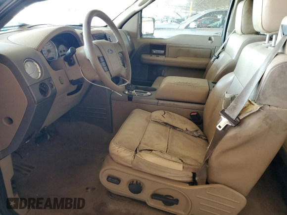 2006 Ford F-150 XL with VIN 1FTPX12V56FB78369, listed as a Copart auction lot 56355365 with 224,479 mi miles and Salvage title. Bid and sale history available at DreamBid. Image 7.