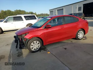 2022 Kia Rio S with VIN 3KPA24AD7NE439511, listed as a Copart auction lot 74495154 with 55,733 mi miles and Clean Title. Bid and sale history available at carsss.com. Image 1.