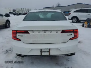 2020 Volvo S90 R-Design with VIN LVYA22MT2LP173215, listed as a Copart auction lot 46662405 with 54,491 mi miles and Salvage Title. Bid and sale history available at carsss.com. Image 6.