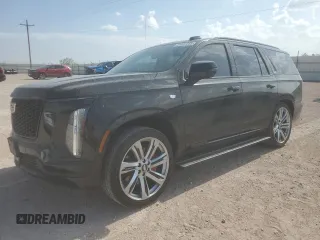 2025 Cadillac Escalade z VIN 1GYS9GRL2SR150916, wystawiony jako Copart lot #54397255 z przebiegiem 3 650 mil mil oraz Szkoda całkowita • Salvage title. Historia ofert i sprzedaży dostępna na DreamBid. Obrazek 1.