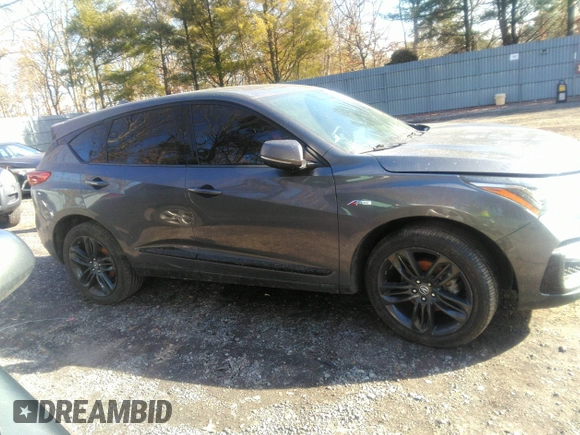 2020 Acura RDX w/A-Spec Pkg with VIN 5J8TC2H68LL040050, listed as a IAAI auction lot 41513493 with 128,217 mi miles. Bid and sale history available at carsss.com. Image 13.