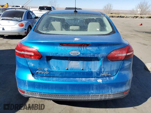 2016 Ford Focus SE with VIN 1FADP3F28GL207497, listed as a Copart auction lot 44122355 with 81,528 mi miles and Salvage Title. Bid and sale history available at carsss.com. Image 6.