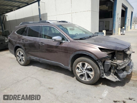 2021 Subaru Outback Touring with VIN 4S4BTAPC6M3200189, listed as a Copart auction lot 49902055 with 51,880 mi miles and Salvage title. Bid and sale history available at DreamBid. Image 4.