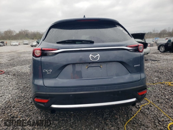 2023 Mazda CX-9 Carbon Edition with VIN JM3TCBDY8P0649319, listed as a Copart auction lot 47799745 with 56,865 mi miles and Salvage Title. Bid and sale history available at carsss.com. Image 6.