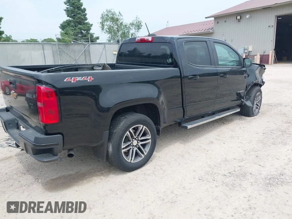 2019 Chevrolet Colorado 4WD Work Truck with VIN 1GCGTBEN5K1129922, listed as a IAAI auction lot 42476965 with 84,057 mi miles and . Bid and sale history available at DreamBid. Image 4.