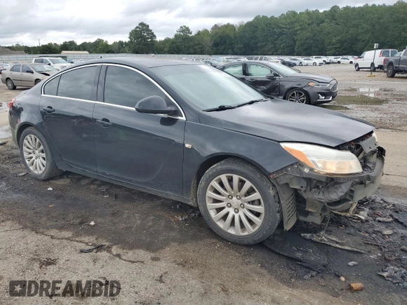 2011 Buick Regal CXL Turbo TO1 with VIN W04GV5EV9B1085574, listed as a Copart auction lot 71476324 with 151,806 mi miles and Salvage Title. Bid and sale history available at carsss.com. Image 4.