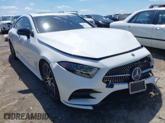 2021 Mercedes-Benz CLS 450 with VIN W1K2J5KB8MA089730, listed as a IAAI auction lot 42050262 with 53,971 mi miles and . Bid and sale history available at DreamBid. Image 1.