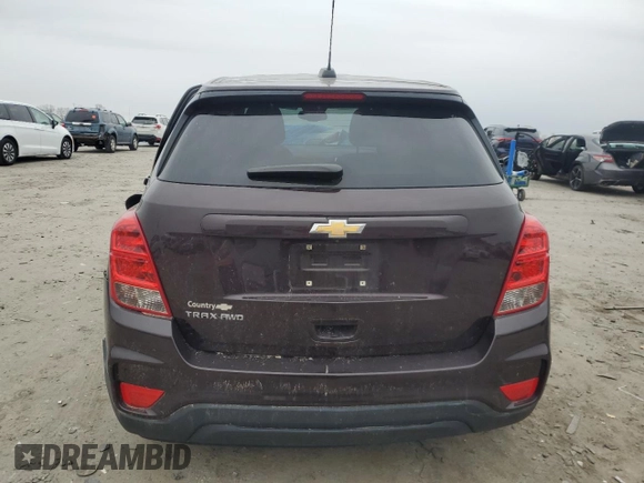 2021 Chevrolet Trax LS with VIN KL7CJNSB6MB307928, listed as a Copart auction lot 44016595 with 50,546 mi miles and Salvage Title. Bid and sale history available at carsss.com. Image 6.