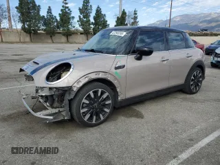 2023 MINI Hardtop 4 Door Cooper S with VIN WMW53DK09P2S84418, listed as a Copart auction lot 47293295 with 37,432 mi miles and Salvage title. Bid and sale history available at DreamBid. Image 1.