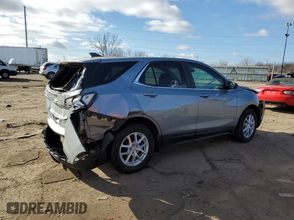 2024 Chevrolet Equinox LT with VIN 3GNAXKEG8RS104153, listed as a Copart auction lot 50540185 with 16,455 mi miles and Non Repairable. Bid and sale history available at DreamBid. Image 3.