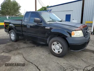 2007 Ford F-150 XL with VIN 1FTRF12297KD65656, listed as a Copart auction lot 59764355 with 97,702 mi miles and Salvage title. Bid and sale history available at DreamBid. Image 4.