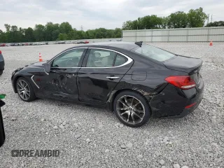 2019 Genesis G70 Advanced with VIN KMTG44LA0KU029896, listed as a Copart auction lot 57032914 with 92,663 mi miles and Salvage Title. Bid and sale history available at DreamBid. Image 2.
