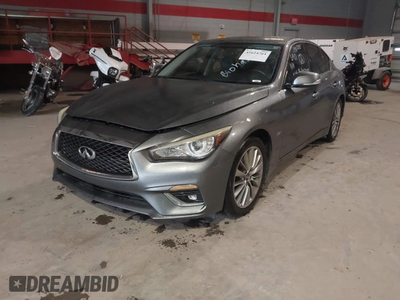 2018 Infiniti Q50 Luxe with VIN JN1EV7AP9JM366158, listed as a IAAI auction lot 41624764 with 76,550 mi miles and . Bid and sale history available at DreamBid. Image 17.