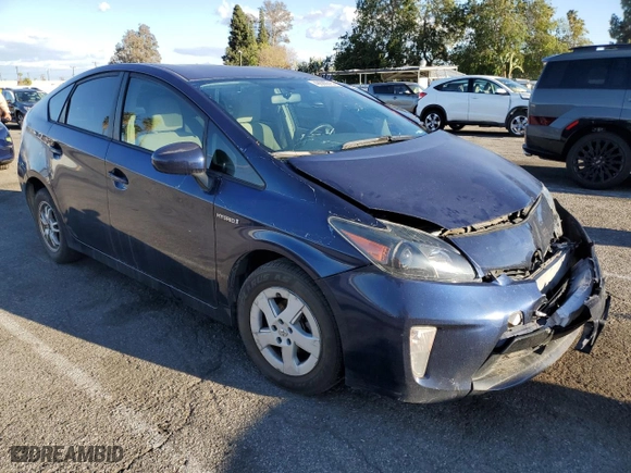 2012 Toyota Prius One with VIN JTDKN3DU2C1497799, listed as a Copart auction lot 48500915 with 208,195 mi miles and Salvage Title. Bid and sale history available at carsss.com. Image 4.